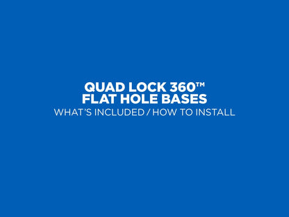 Quad Lock 360 Base - Flat Rectangle Bases